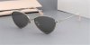Glasses for Oval Face, Hipster glasses, Cat Eye, Silver2