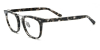 Marble Pattern Acetate Rectangular Eyeglasses 