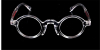 Super Small Acetate Round Clear Glasses 