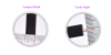 Eyeglasses temple for eyeglasses replacement 7.0 mm width-m3