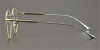 Round Pure Titanium Aviator Glasses, Clear Glasses