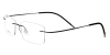 black rimless eyeglasses-l