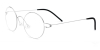 Titanium round eyeglasses for men-