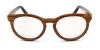 Round Browline Wooden Glasses Frames