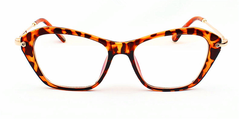 Tortoise Vintage Cat Eye Glasses front