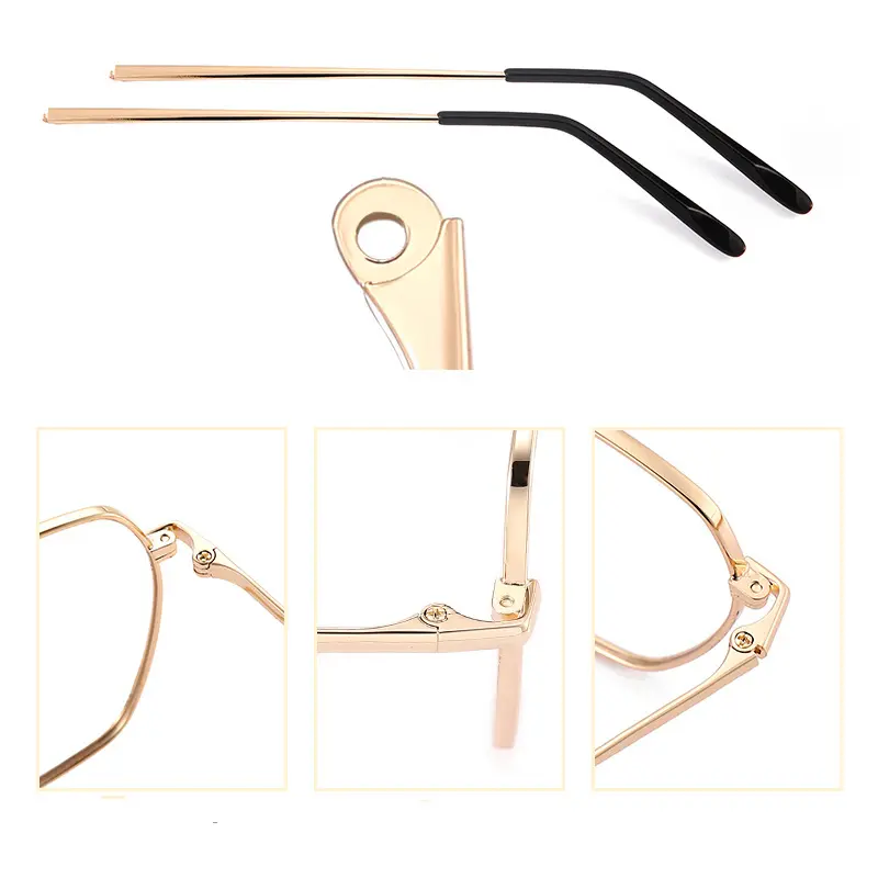 Glasses arm replacement, Metal Wire Temple ( a pair)
