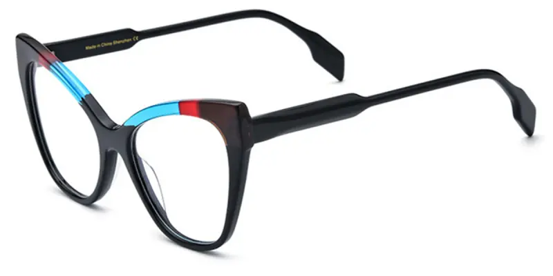 Best Colorful Clear Zebra Cat Eye Glasses