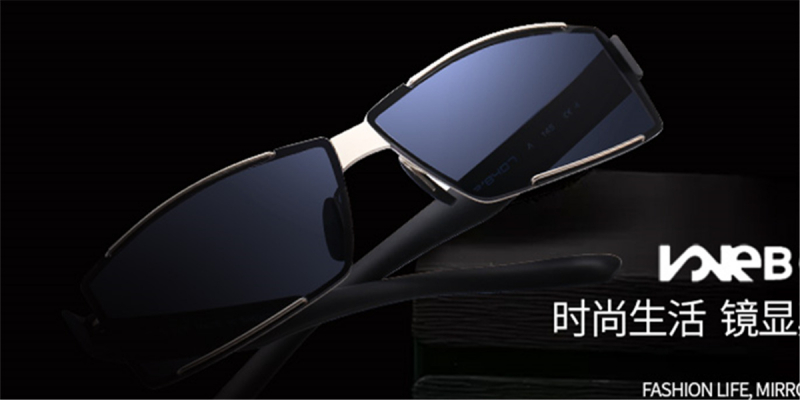 Polarized Rectangular Rimless Sunglasses for Mens  rimless  Collections ｜Framesfashion