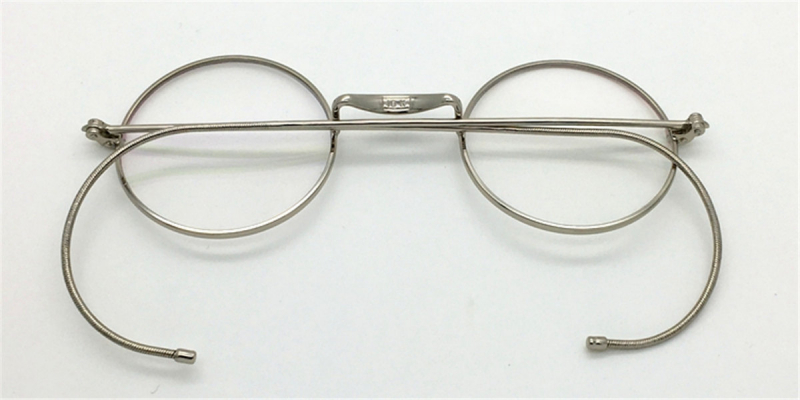 Golden Cable Temples Glasses for Men 41mm -b2