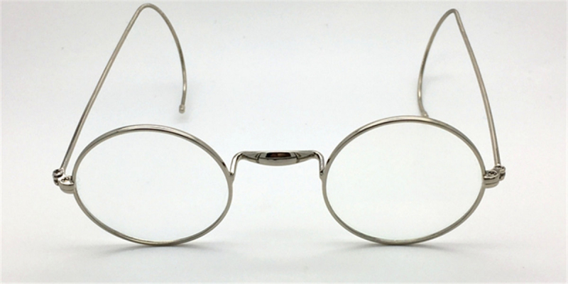 Golden Cable Temples Glasses for Men 41mm -f