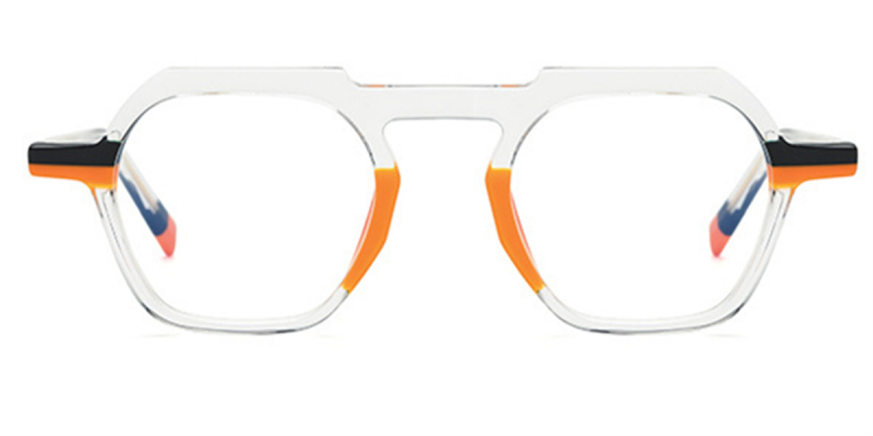 Colorful Thick Rim Acetate Clear Glasses | Show Your Original Beauty