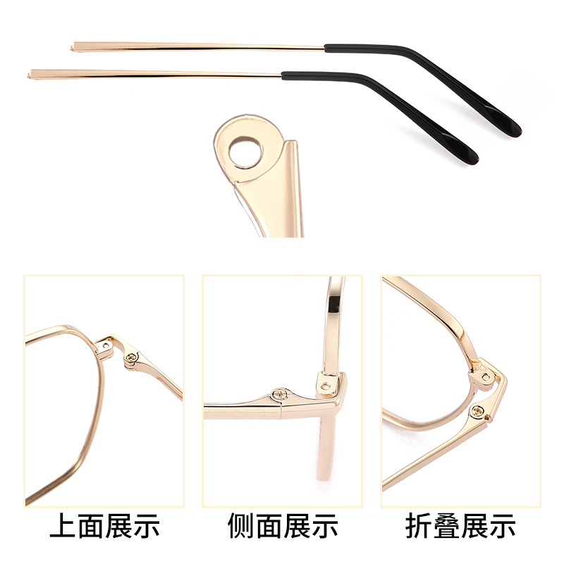 Glasses arm replacement, Metal Temple ( a pair)