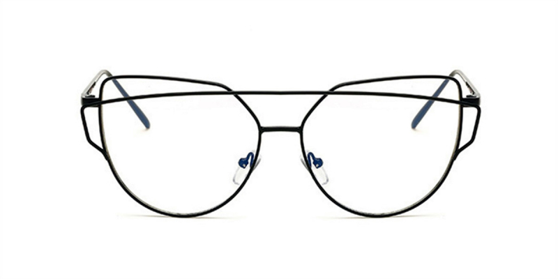 hipster glasses-black-front