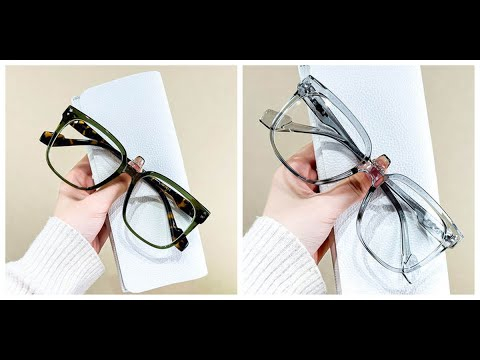 Clear Browline Glasses Designed for a Narrow Forehead