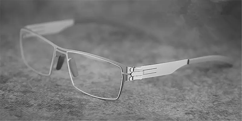 Screwless Hinge Eyeglasses for Men