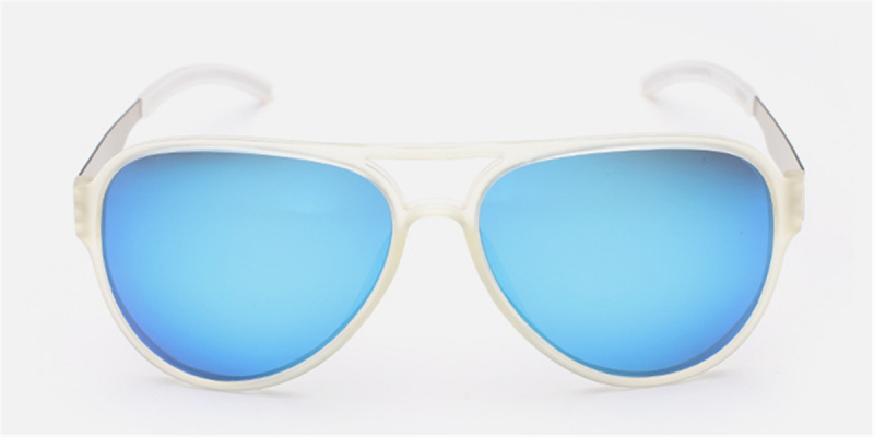 Hipster Prescription Sunglasses, Blue Lenses