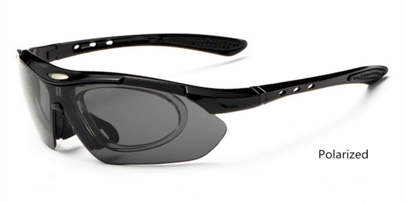 Polarized Prescription Ski Goggles Safety Sunglasses with Black Plastic  Glasses Frames ｜Framesfashion