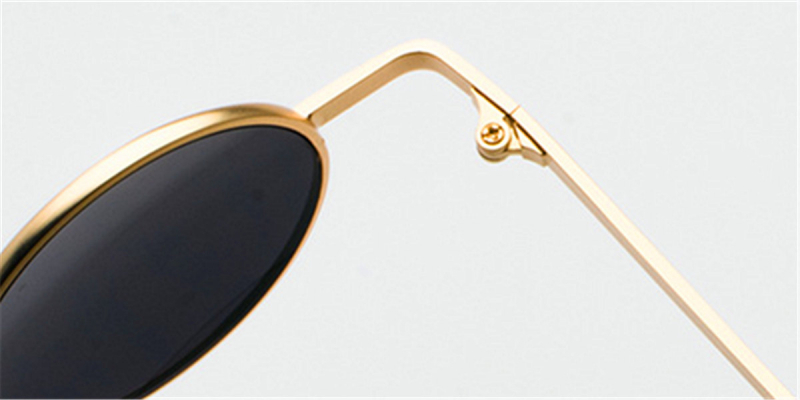 prescription designer sunglasses-round-golden8