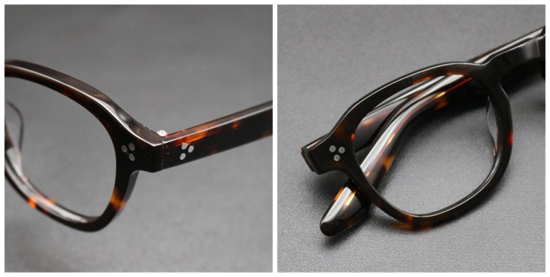 Prescription Horn Rimmed Clear Glasses Mens | Design for Oblong Face