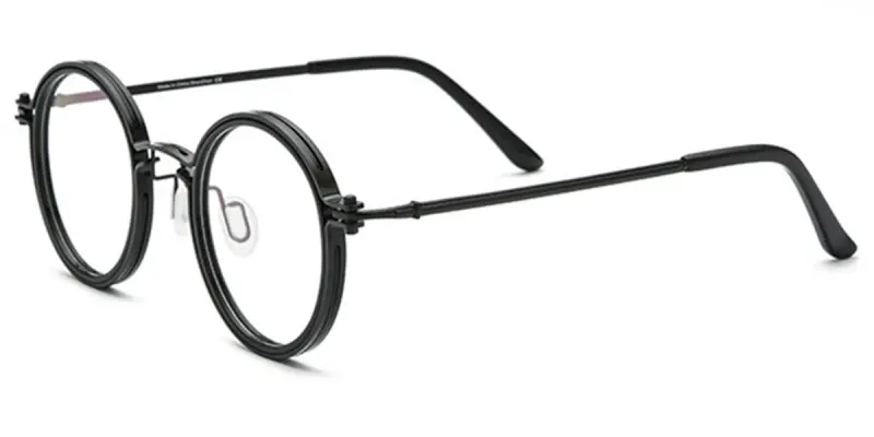 Titanium Round Shape eyeglasses