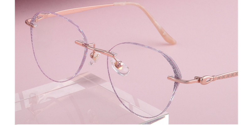 Titanium Womens Rimless Prescription Glasses