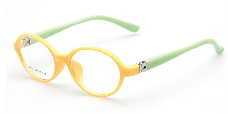 Girls Glass, Yellow Green kid's Glasses for all ages