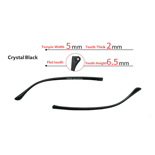 Eyeglasses temple for eyeglasses replacement 