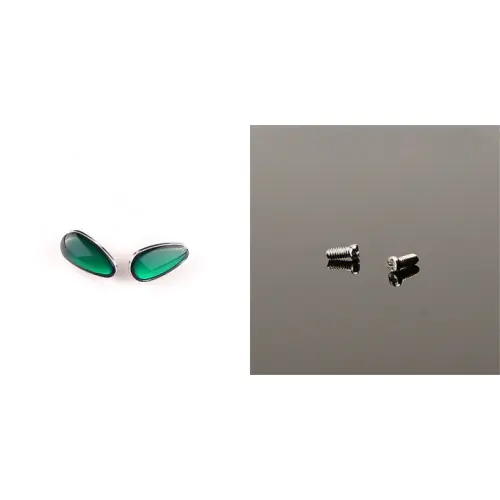 Blue Gem Screw in Nose Pads