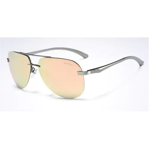 Mirror Rimless Sunglasses