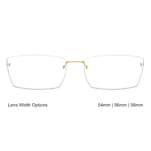 18 K Custom Made Rimless Real Gold Eyeglasses: A Timeless Investment-2388-Large