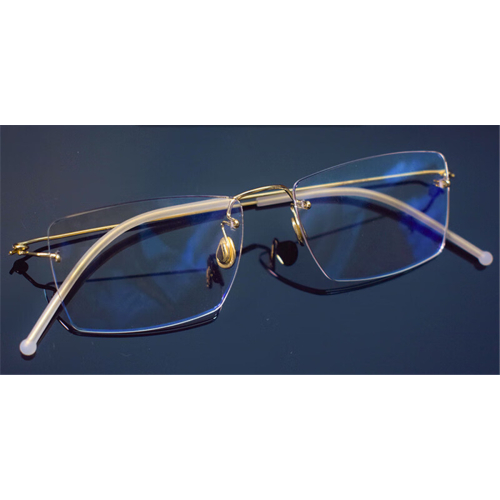 18 K Custom Rimless Real Gold Eyeglasses Stand Out from the Crowd and Make Your Statement Framesfashion
