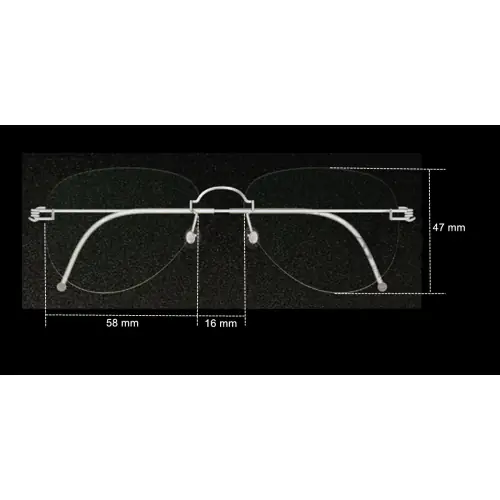 Custom Eyeglasses Frames, Express your personal style-Aviator shape Lens 54-58mm-Large