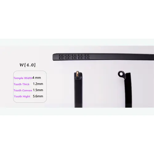 Eyeglasses temple for eyeglasses repair 4.0 width