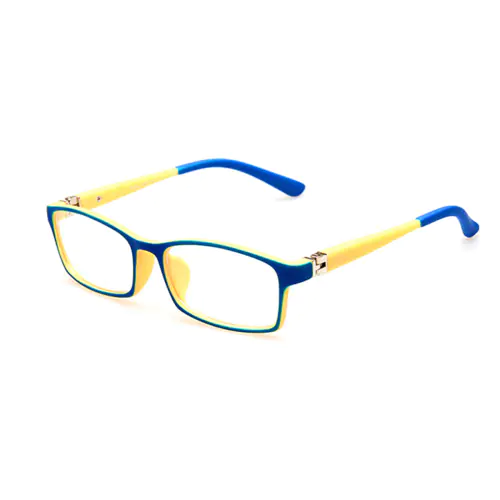 Eyeglasses for Kids with Blue Yellow Frame