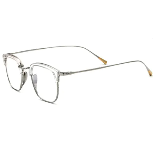 Browline Titanium Glasses Present Your Elegant and Chic-Clear