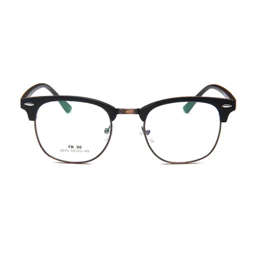 Discount no line bifocals reading glasses, Black-f