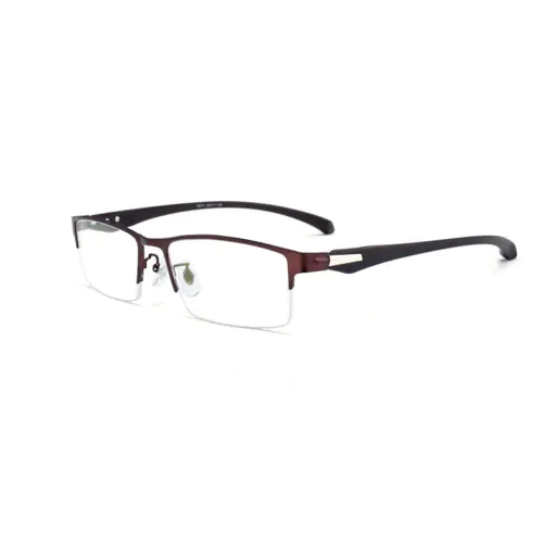 Computer glasses blue light, Brown Titanium Alloy