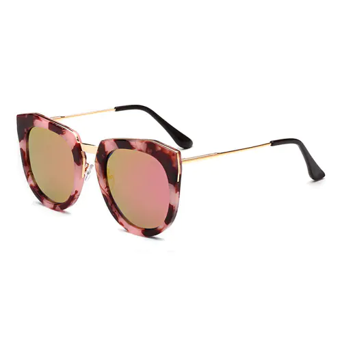 Oversized Prescription Sunglasses Floral Frame