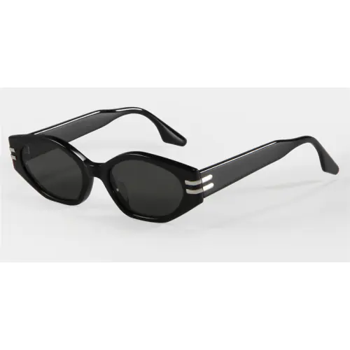 Wide Temple Colorful Clear Glasses | Clear Glasses Trend Continues 2023-Black