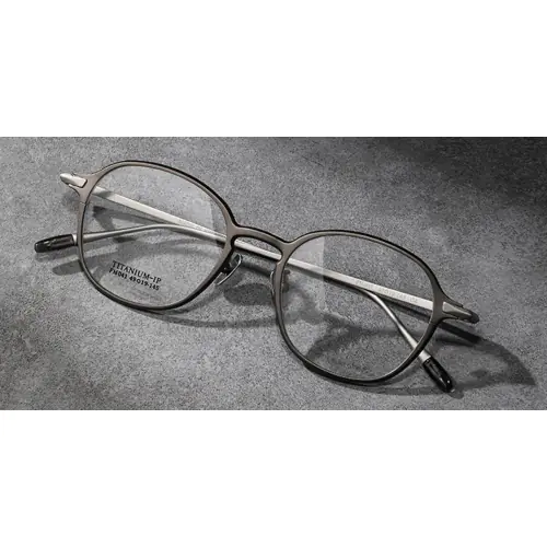 Color Pure Titanium Womens Eyeglasses Frames | You Deserve to Have-Gun
