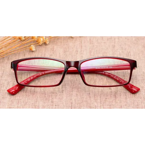 Cheap computer glasses blue light protecative, Crysral Red