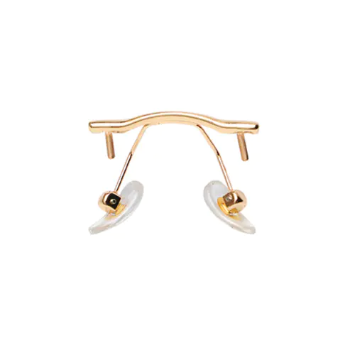 Glasses Bridge for Rimless Glasses,Golden