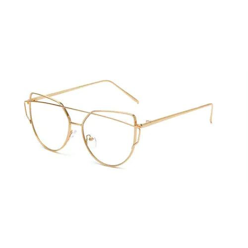 hipster eyeglasses-golden