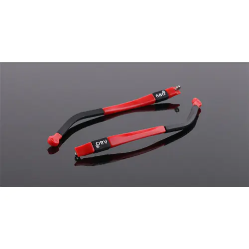 kids replacement temple for glasses red & black