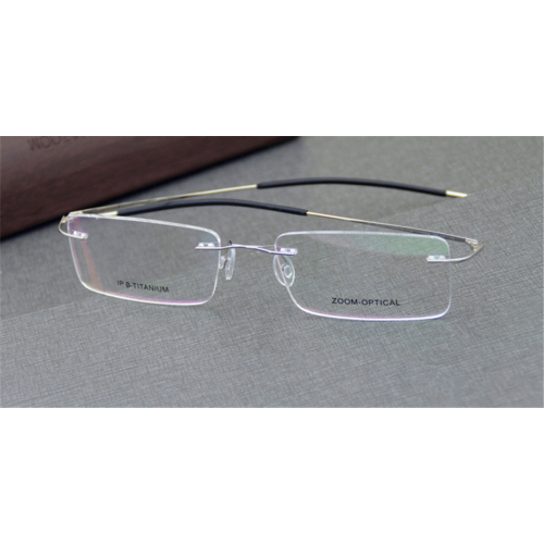 Narrow rimless glasses shop