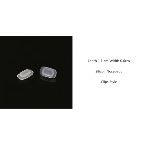 Non-Slip Silicone Nose Pad for Eyeglasses  Length 1.1cm  Width 0.6cm
