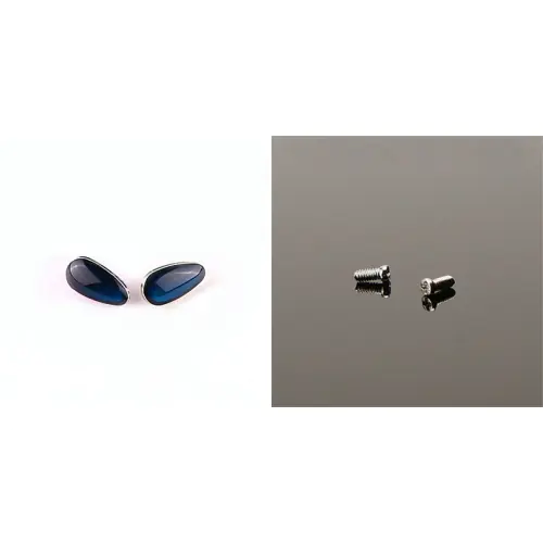 Blue Gem Screw in Nose Pads