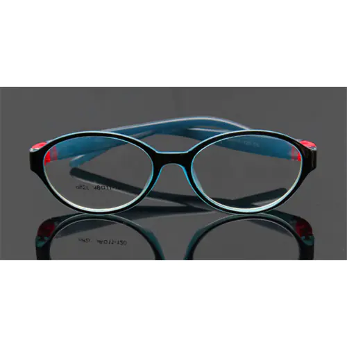 Toddlers Glasses with Super Flexible Acetate Frames, Black