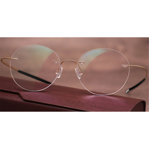 Frameless round sunglasses shop
