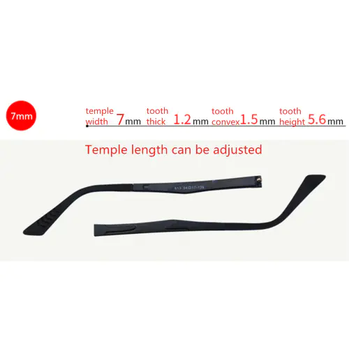 Adjustable Eyeglasses temple for eyeglasses replacement 
